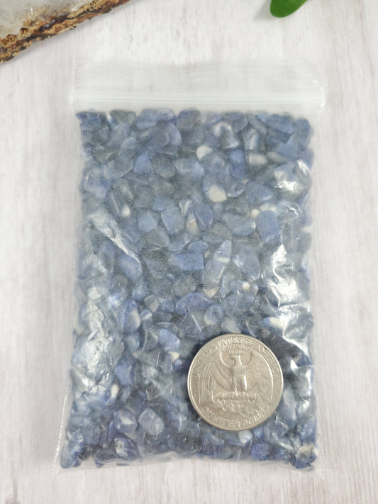 Dark Blue Sodalite Gem Chips