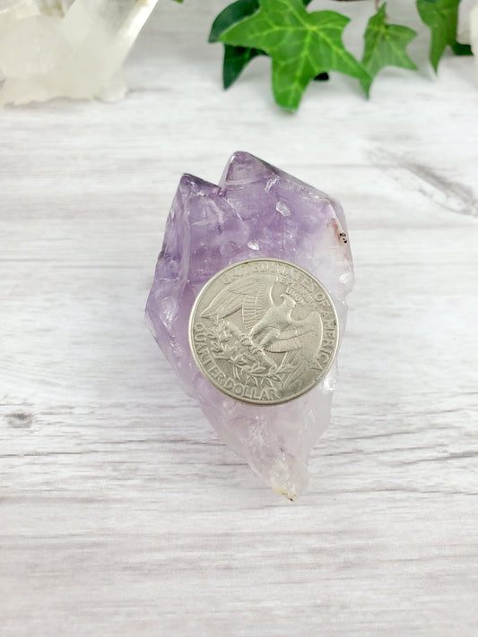 Triple Point Amethyst Crystal Specimen