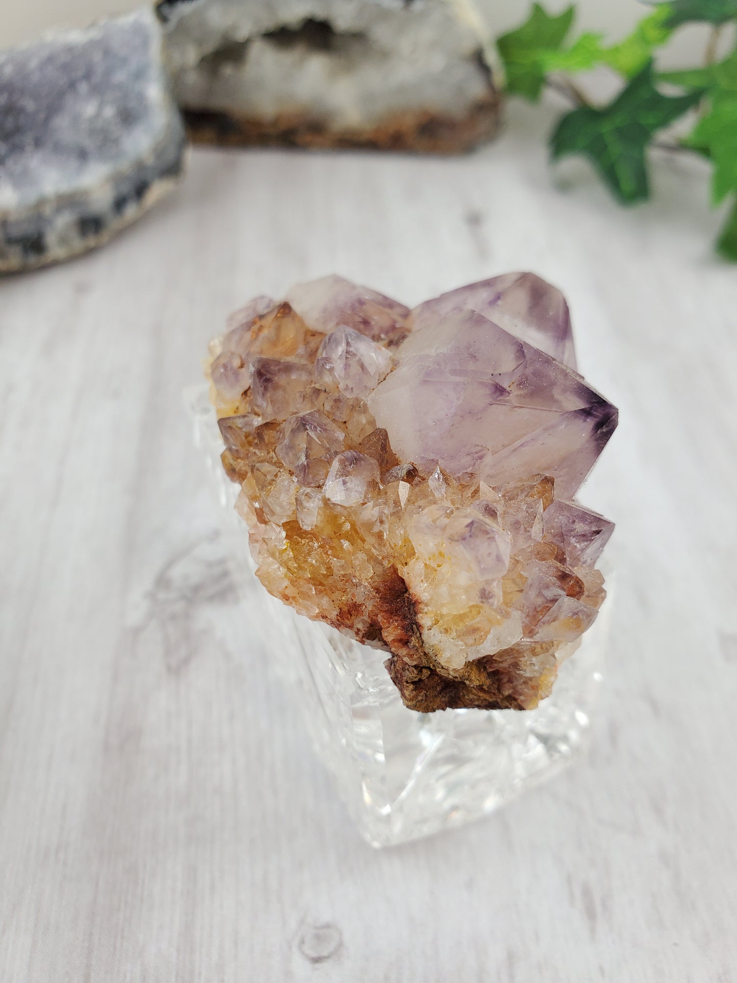 Fabulous Phantom Amethyst Cluster