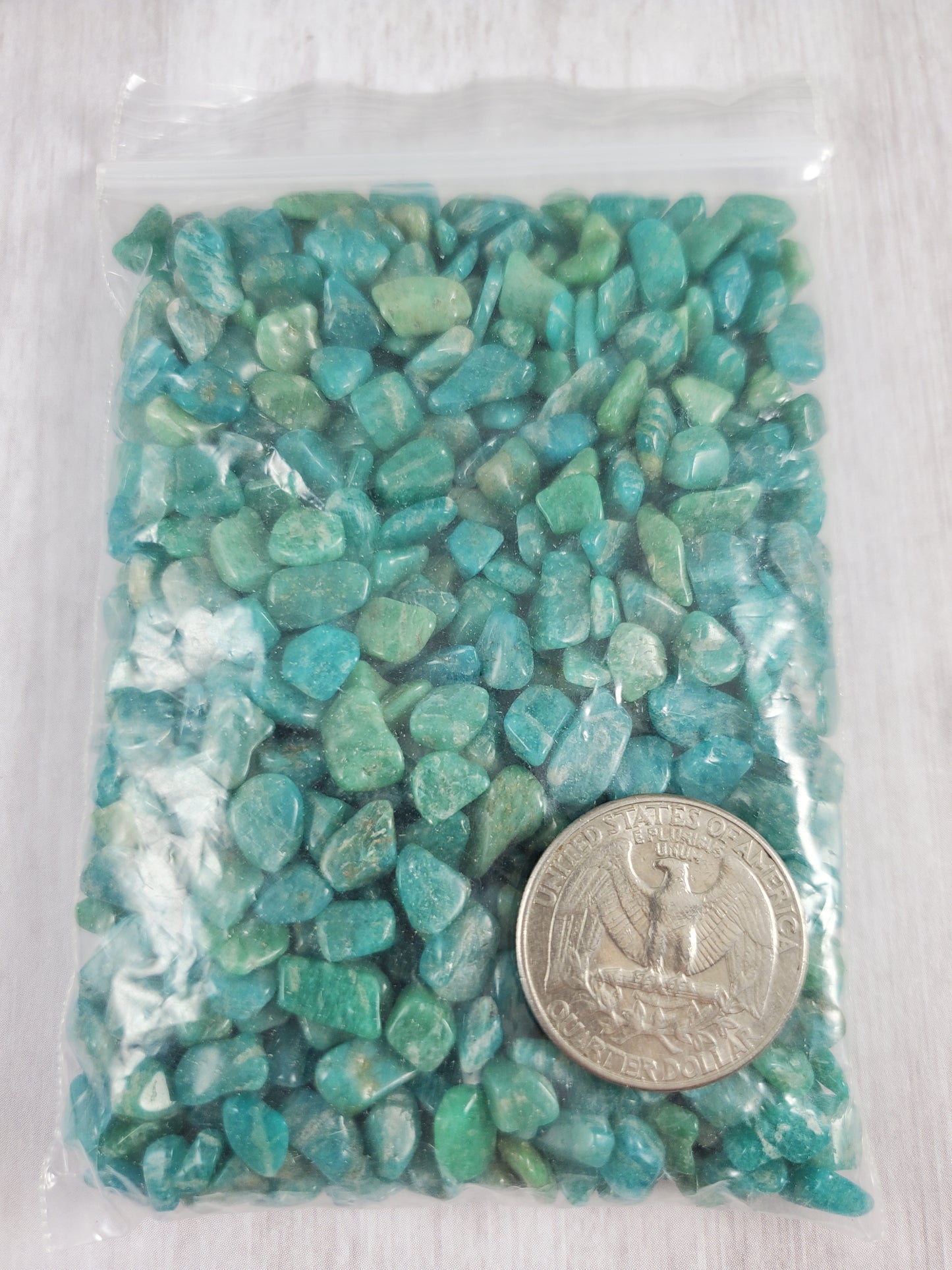 Exellent Dark Green Amazonite Undrilled Gem Chips
