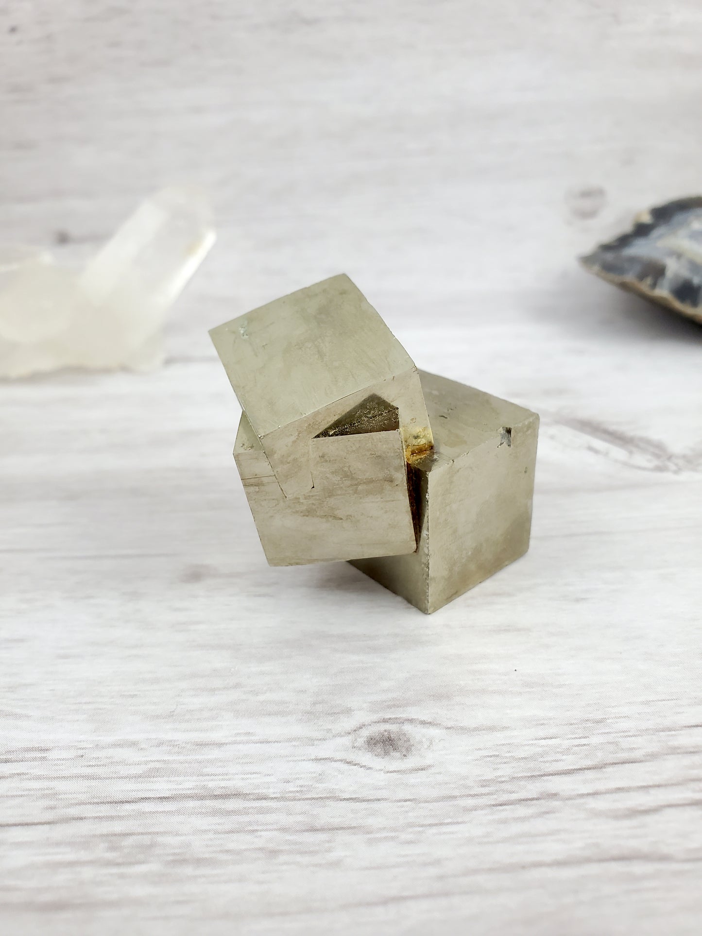 Amazing Spanish Pyrite Triple Cube