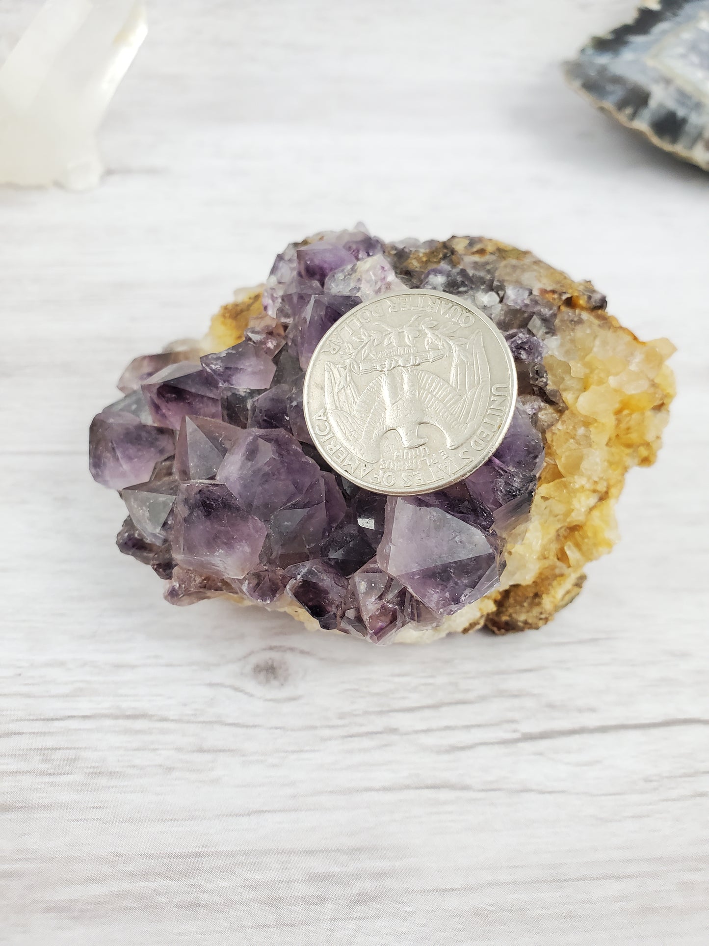 Phantom Amethyst Specimen Cluster