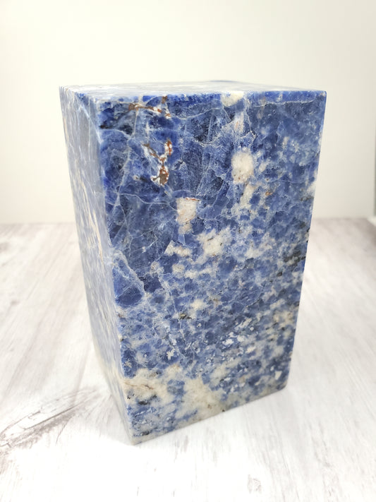 Huge Sodalite Block for Display or Cabbing Out