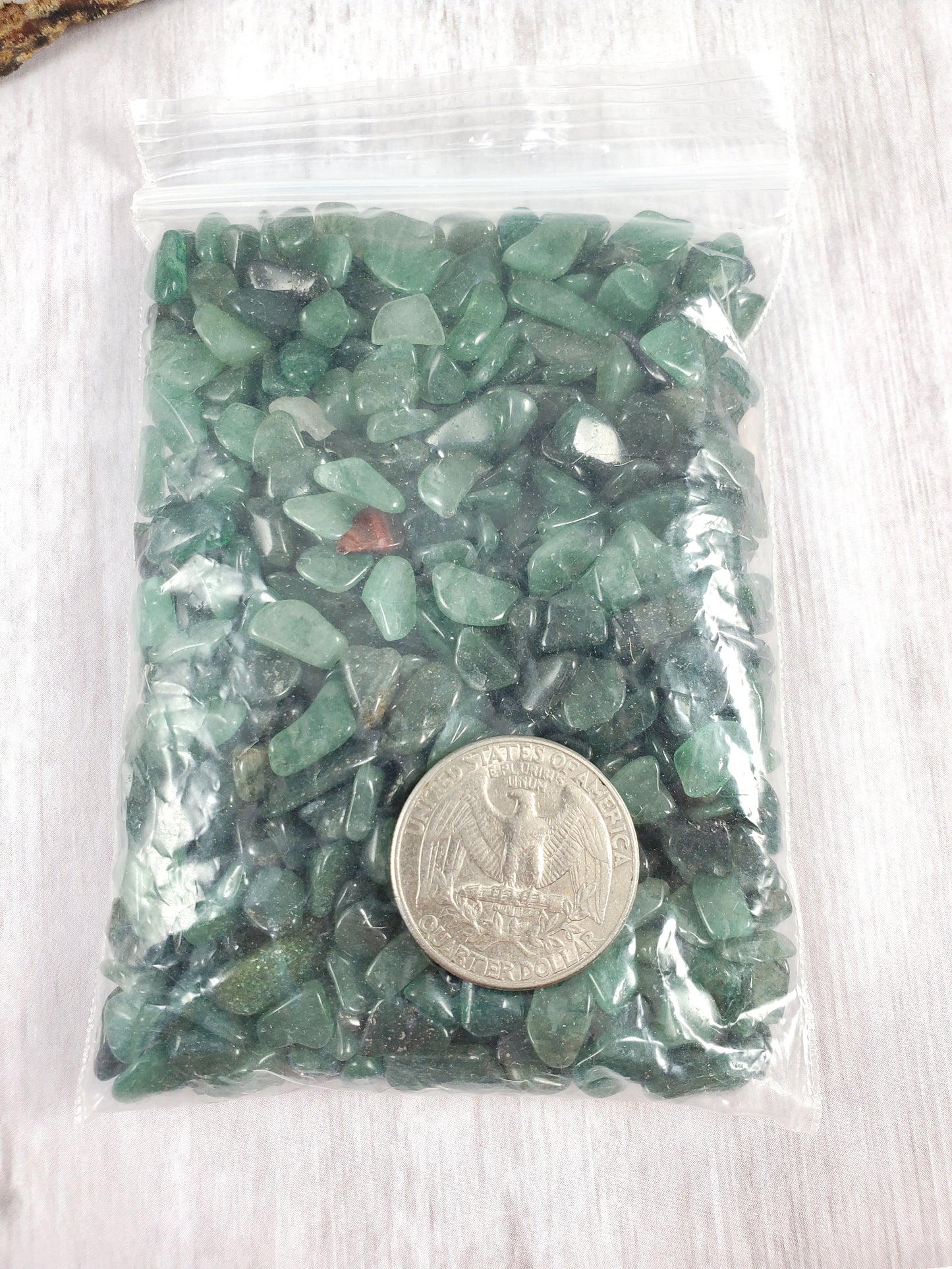 Apple Green Adventurine Undrilled Gem Chips