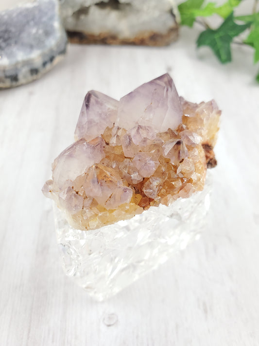 Fabulous Phantom Amethyst Cluster
