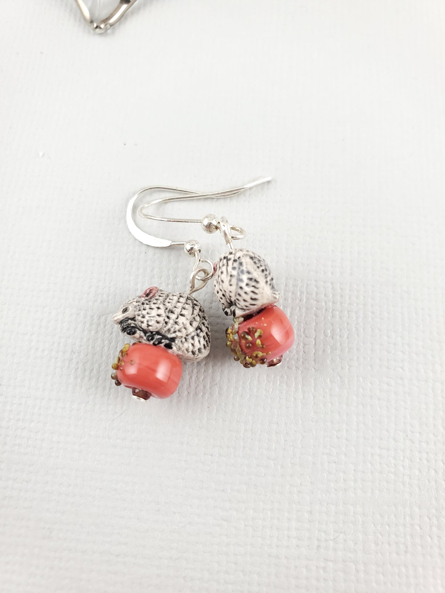 Peruvian Clay Armadillo Earrings