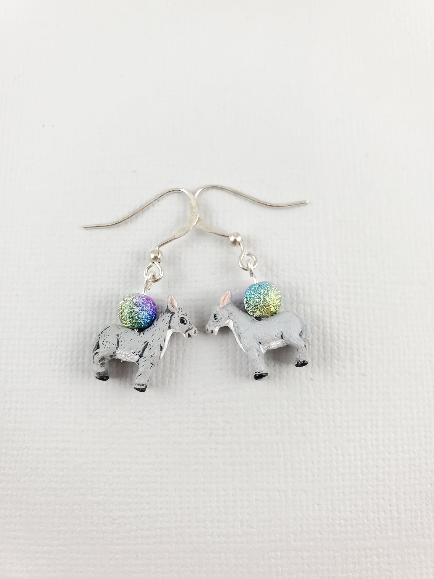 Peruvian Clay Donkey Earrings