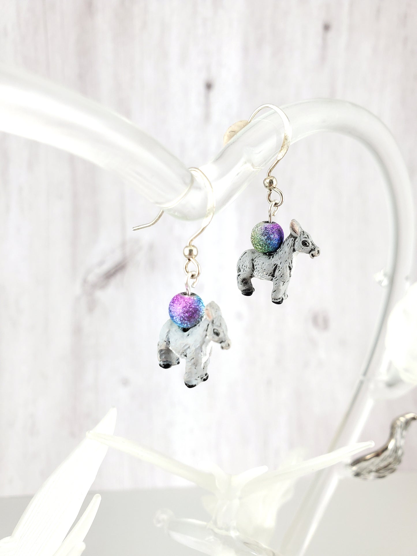 Peruvian Clay Donkey Earrings