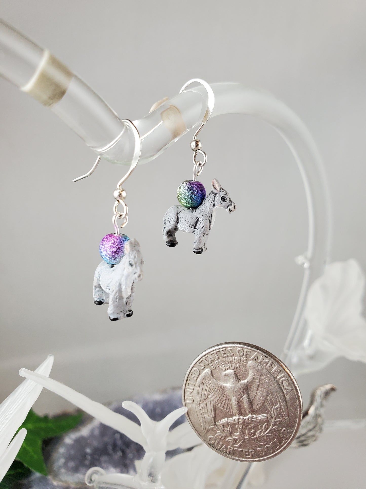 Peruvian Clay Donkey Earrings