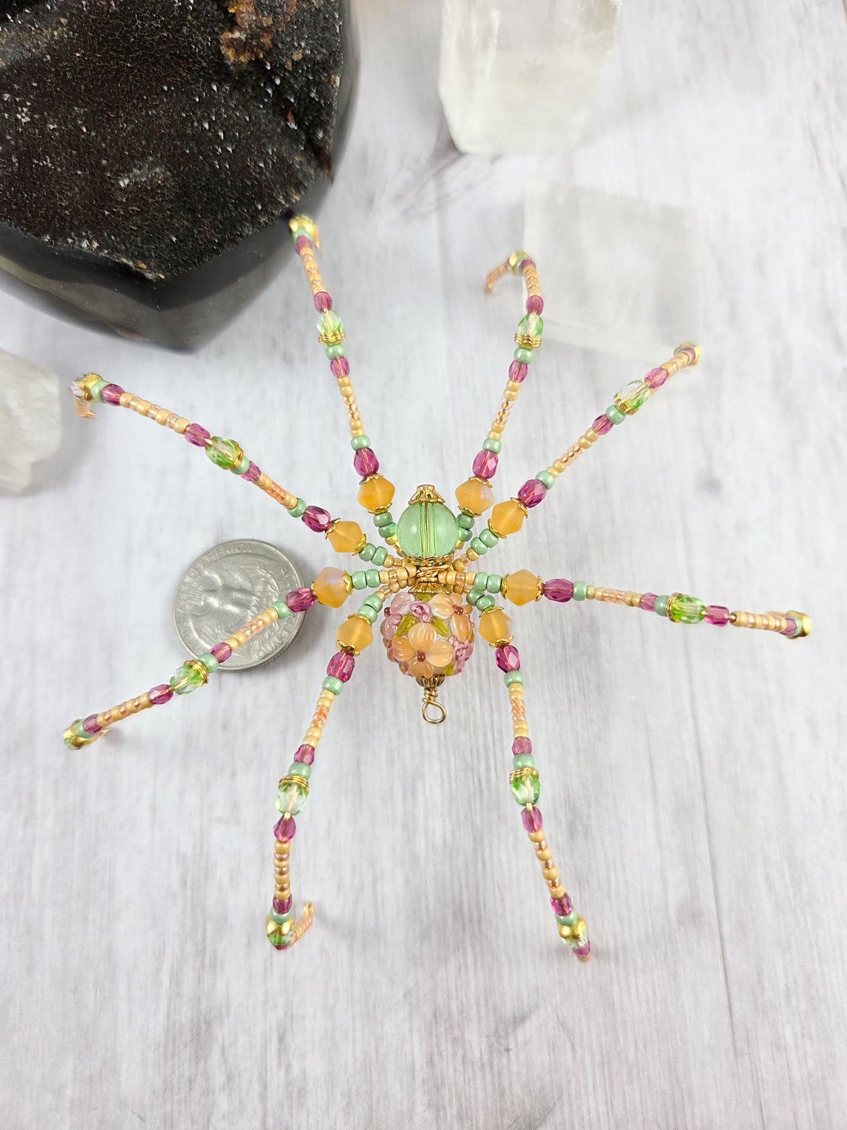 Fruit Salad Spider Ornament